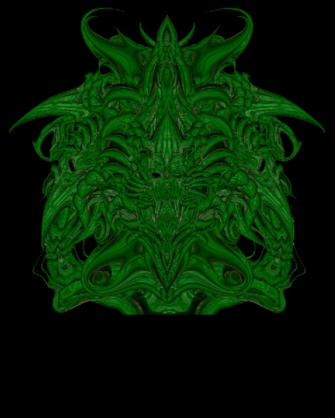 Creation of absorbing green: Step 22